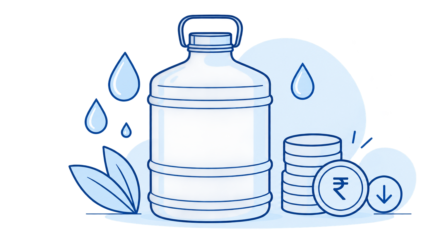 Cost-effective water cans