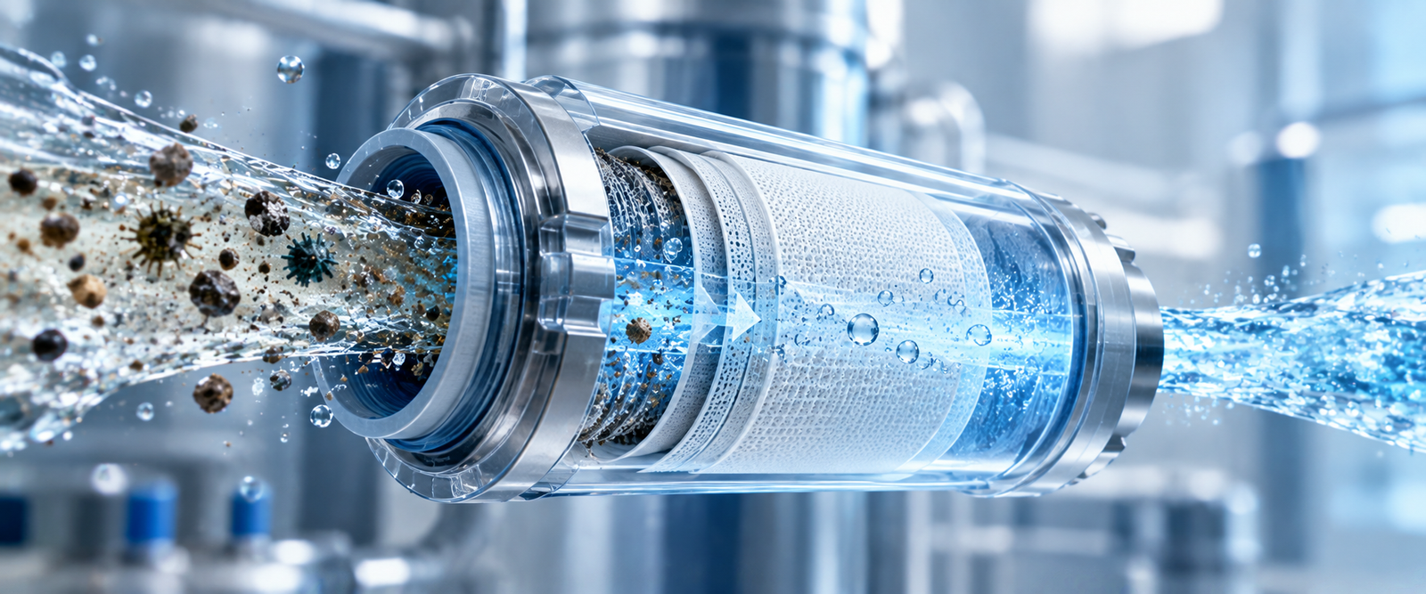 Molecular level reverse osmosis filtration
