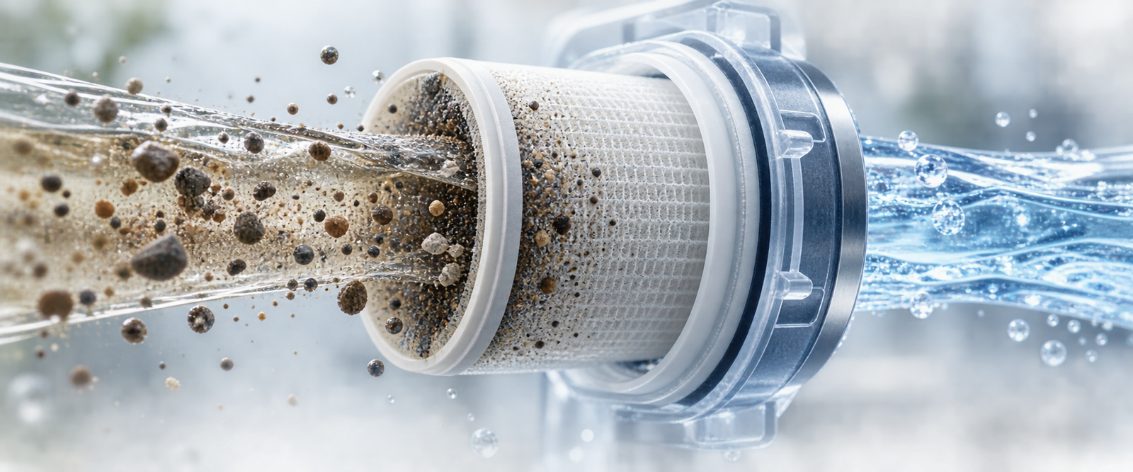 Multi-stage sediment filtration